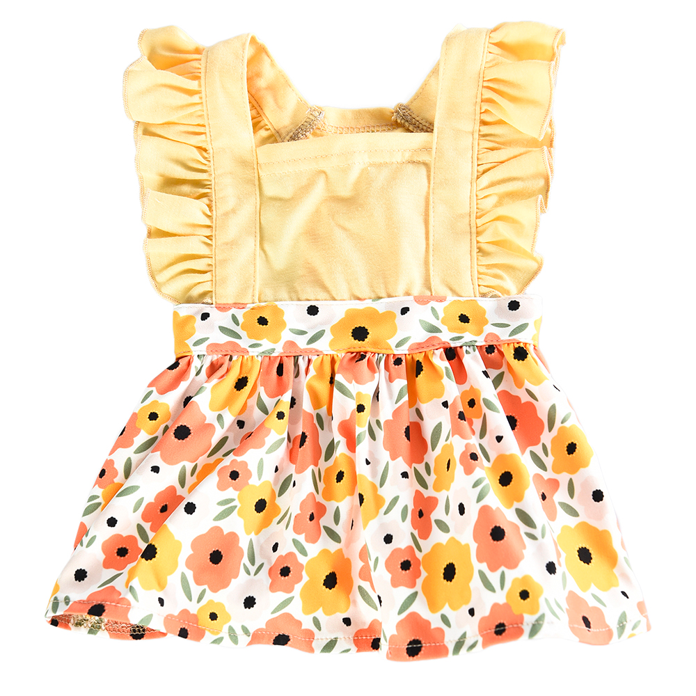 robe de chien à fleurs