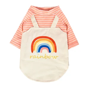 ストライプの犬用シャツ