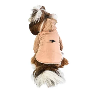 пальто для собак с капюшоном