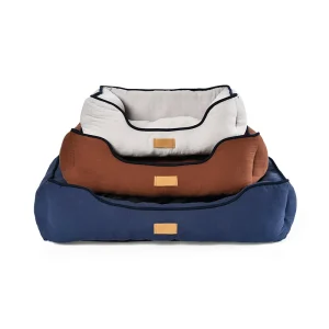 Cama para perros Factory 100 algodón, suave, lavable, cómoda y acogedora cama para perros