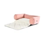 cama de cão acolchoada