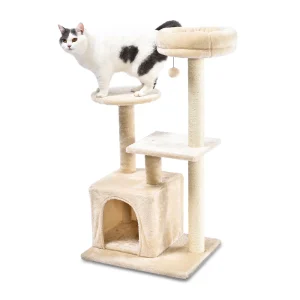 árvore de gato bege