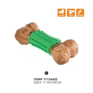 juguete de perro de hueso de goma