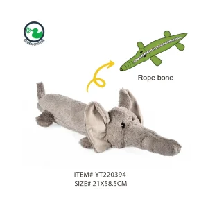 フラットな犬のぬいぐるみのおもちゃ