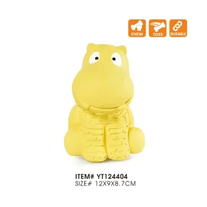 ゴム製のカバ犬のおもちゃ