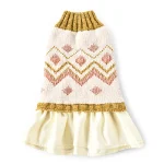 도그 패턴 드레스