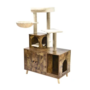 cat litter box condo