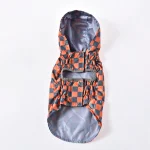 Jaqueta xadrez para cachorro