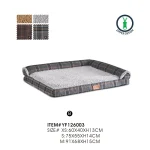 geruite hondenslaapbanken