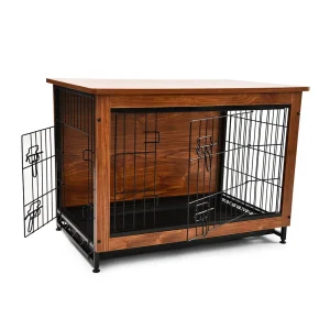 木製犬用ケージ