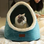 lit grotte pour animaux de compagnie