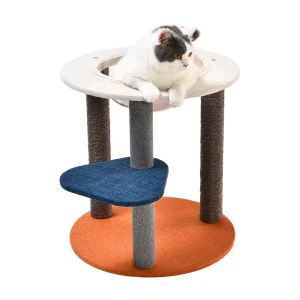 カラフルな猫のコンドミニアム