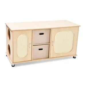 猫のトイレ食器棚