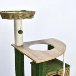 ハンモック付きキャッツ・タワー