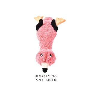 pink flamingo dog toy