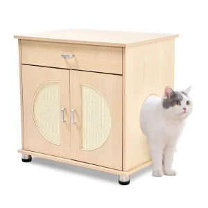 Katzenschrank aus Holz