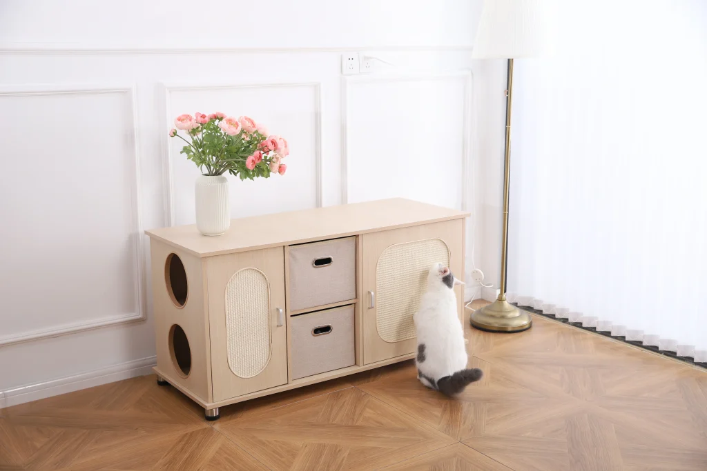 猫の食器棚の家具