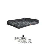 Hundebett mit Nackenrolle