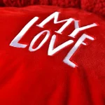 赤の犬用ベッド