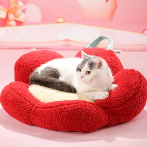 valentine cat bed pet