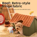 Acogedora casa para gatos fabricante de camas