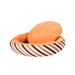 cama redonda macia para animais de estimação donut