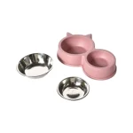 cat bowl pink
