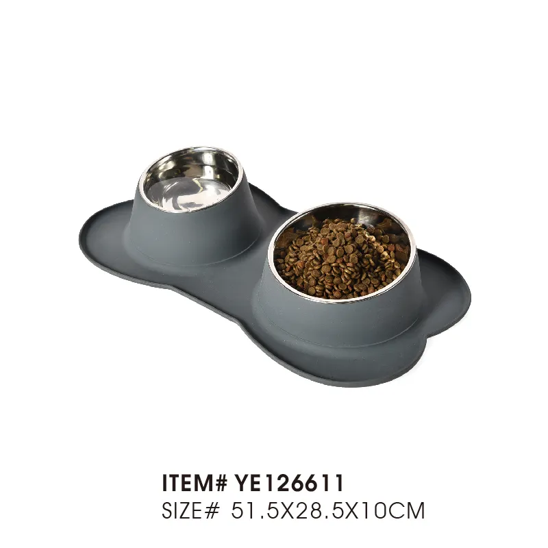 犬のダブルボウル