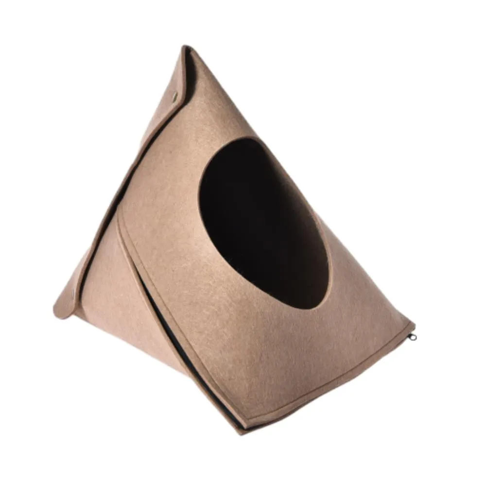 cama para gatos cueva de fieltro