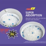 arena absorbente para gatos