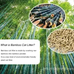 lettiera per gatti in bambù per animali domestici