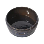 ciotola per cani in ceramica blu