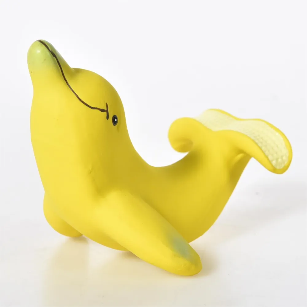 latex dolphin dog toy