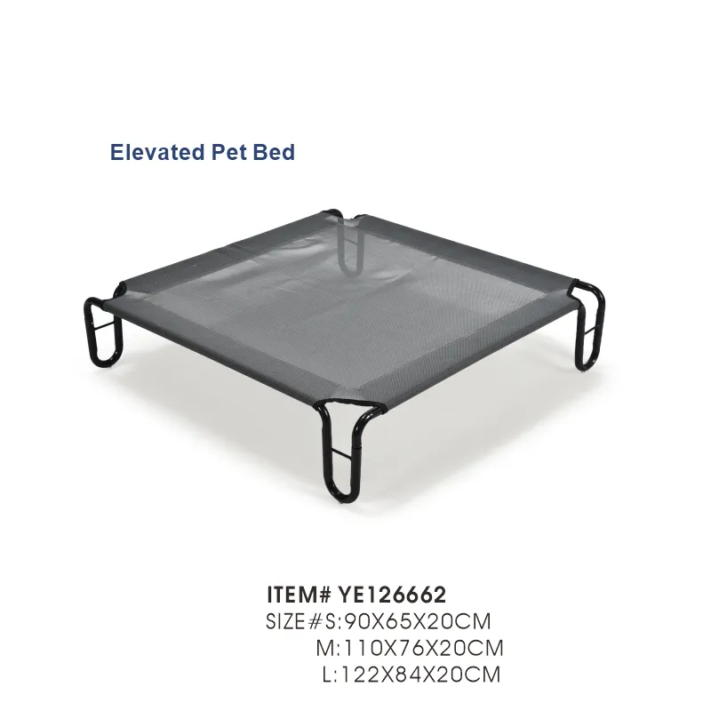 cama de exterior para cães elevada