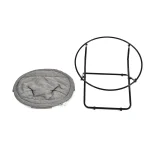 открытый приподнятый лежак для кошек