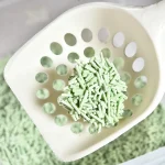 arena para gatos de guisantes