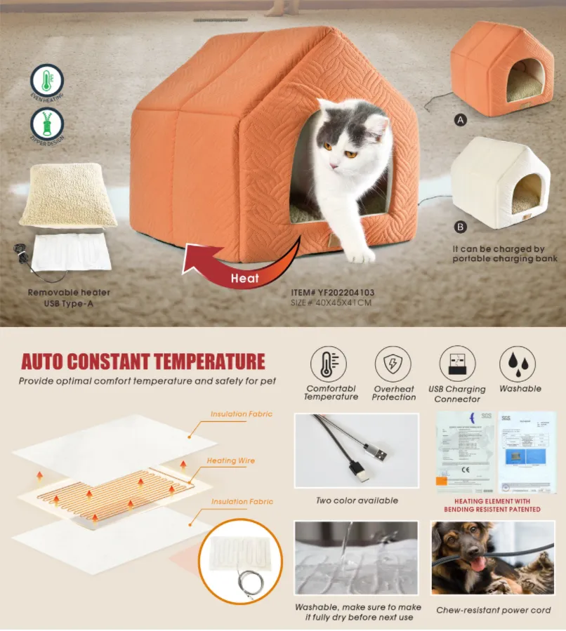 Electric Heated Cat Beds