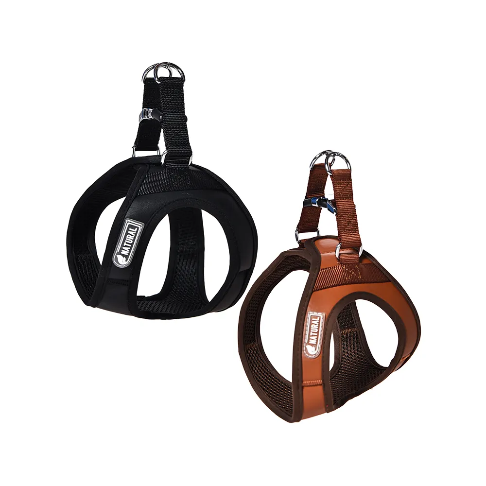 arnés de cuero para perro