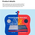 reversible dog bed cooling