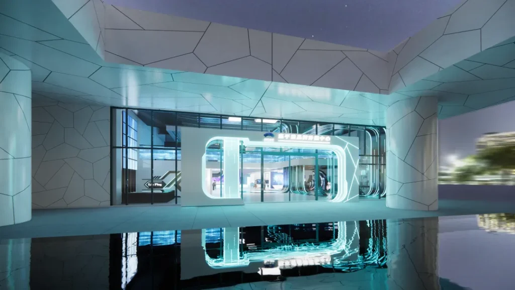 Real view of Linping Brand Pavilion