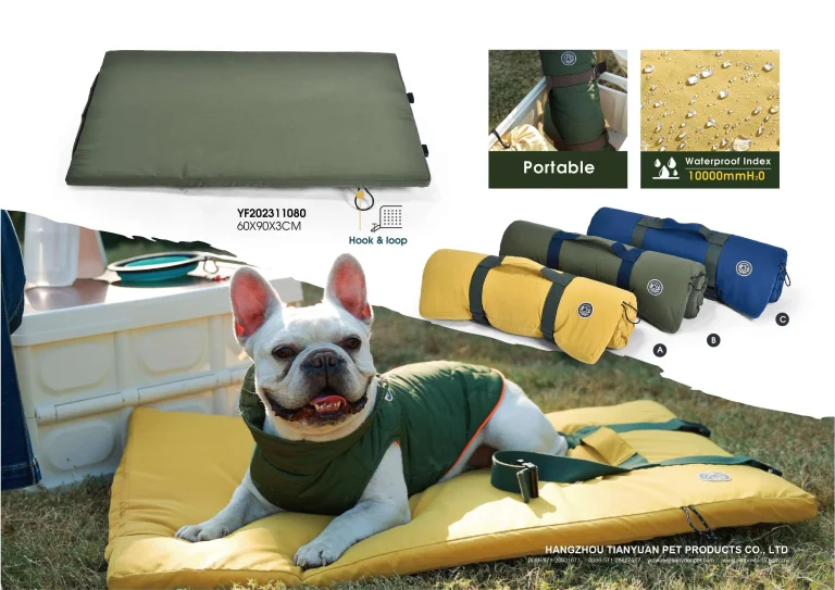 lit pliable pour animaux de compagnie