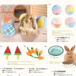 conejo mascota zanahoria juguete