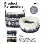 Fornitore Letto rotondo in peluche per gatti