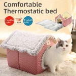 lit de maison pour animaux de compagnie chat
