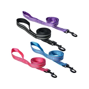 Cane riflettente guinzagli Pet luminoso bagliore nel guinzaglio cane scuro