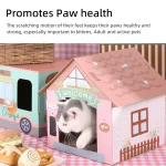 Картонный домик для кошки