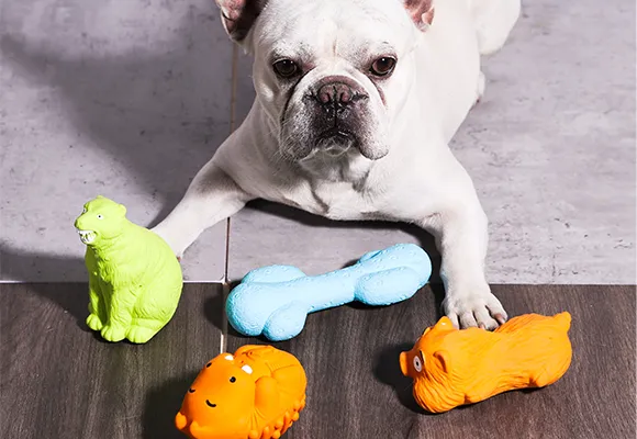 Hundespielzeug aus Gummi