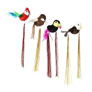 鳥猫のおもちゃインタラクティブスイングモードプラッシュペット最高の電気猫のおもちゃ