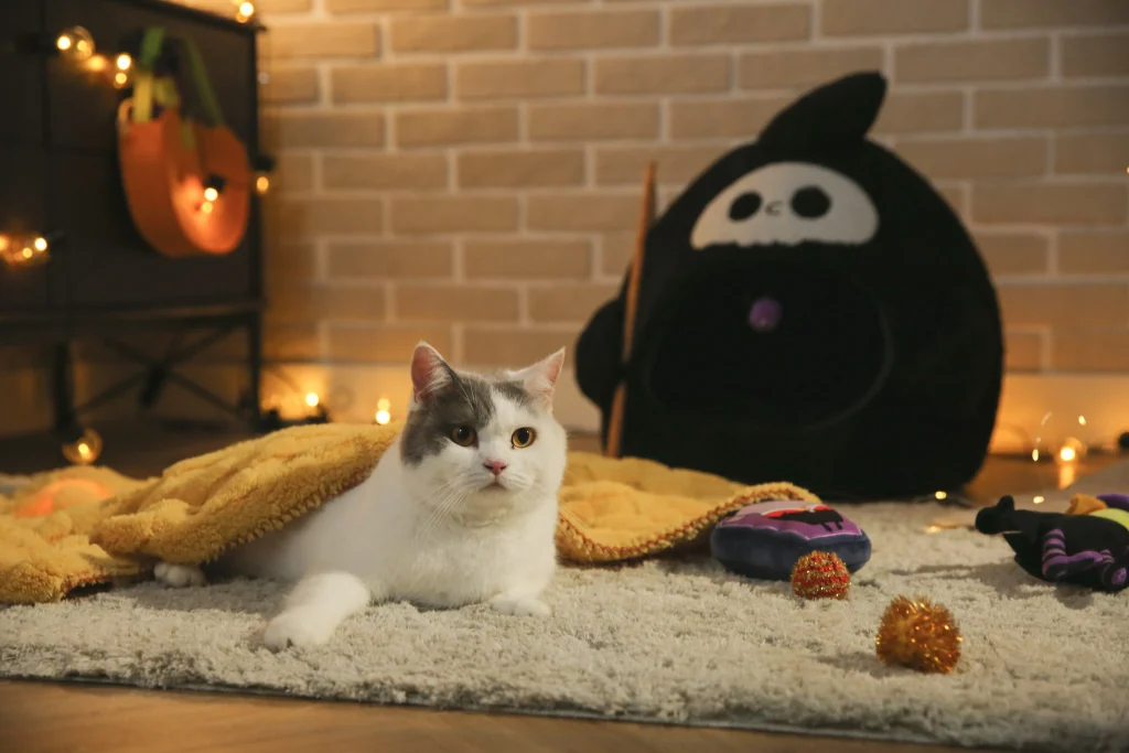 Fábrica de produtos de Halloween para animais de estimação