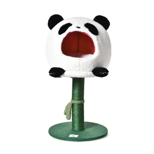 Panda Cat Tree Post Kitten Cave Condo Carino Cat Scratcher Tower